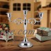 2 Colors 3 Arms Metal Candle Holder European Style Candelabra Wedding Candlestick Home Decor   ,3 Arms Candle Holder, 3 Arms Candlestick   